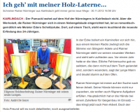 Ich geh’ mit meiner Holz-Laterne...